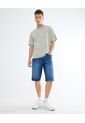 Bermuda Regular Tono Oscuro  Para Hombre Azul Seven Seven de Seven Seven