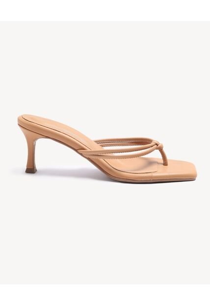 Sandalias Para Mujer Tacon Color Beige Marca Seven Seven #28690095