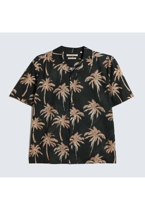 Camisa Para Hombre Manga Corta  Color Verde  Marca Seven Seven #45011989