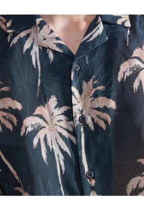 Camisa Para Hombre Manga Corta  Color Verde  Marca Seven Seven #45011989