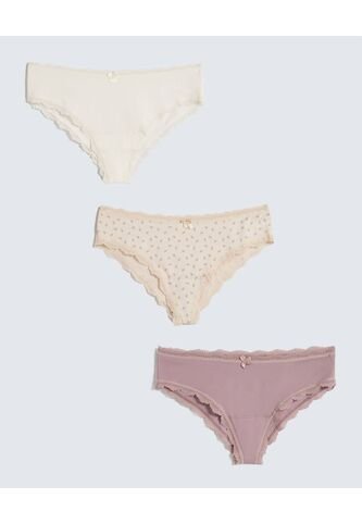 Panty Para Mujer Hipster Color Crema Marca Seven Seven #28800110 Seven Seven