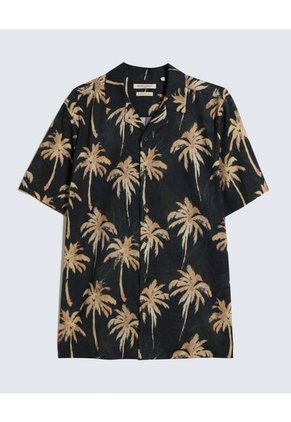 Camisa Para Hombre Manga Corta  Color Verde  Marca Seven Seven #45011989