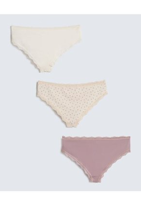 Panty Para Mujer Hipster Color Crema Marca Seven Seven #28800110
