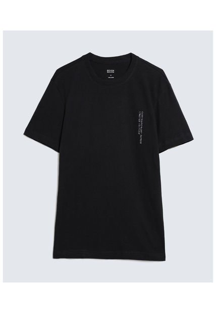Camiseta Para Hombre Manga Corta Color Negro Marca Seven Seven #45092623