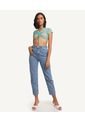 Jean Mom Mujer Seven Algodón Azul 28160615-5787 de Seven Seven