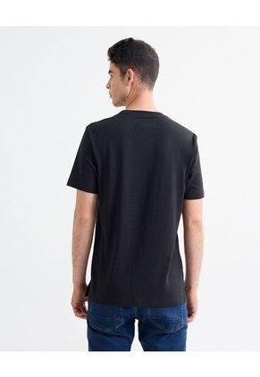 Camiseta Para Hombre Manga Corta Cuello Redondo Color Negro Marca Seven Seven #45092656