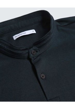 Polo Para Hombre Cuello Maquina  Color Verde Oscuro Marca Seven Seven #45110870