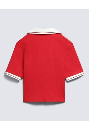 Camiseta Para Mujer Manga Corta Color Rojo Marca Seven Seven #28096153