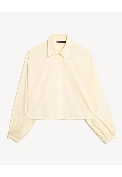 Blusa  Para Mujer Manga Larga Color Crema Marca Seven Seven #28124167