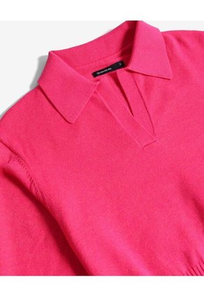 Saco  Para Mujer Cuello V Color Fucsia Marca Seven Seven #28330698