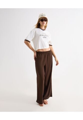 Pantalón  Para Mujer Moda Color Café Marca Seven Seven #28072016 Seven Seven