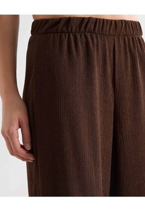 Pantalón  Para Mujer Moda Color Café Marca Seven Seven #28072016