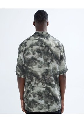 Camisa Para Hombre Manga Corta  Color Verde  Marca Seven Seven #45011992