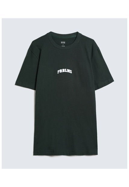 Camiseta Para Hombre Manga Corta Color Verde Oscuro Marca Seven Seven #45092625