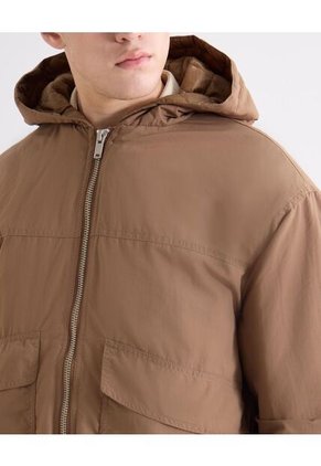 Chaqueta  Para Hombre Acolchada Color Camel Marca Seven Seven #45080511