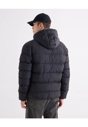 Chaqueta  Para Hombre Acolchada Color Negro Marca Seven Seven #45080518