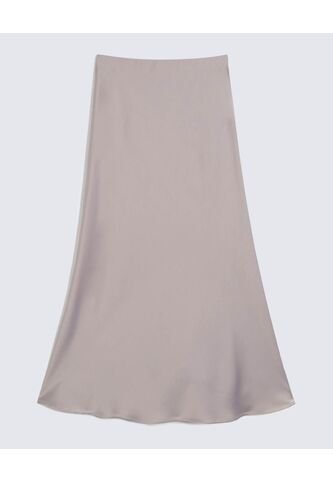 Falda Para Mujer Largo Color Gris Claro Marca Seven Seven #28140929 Seven Seven