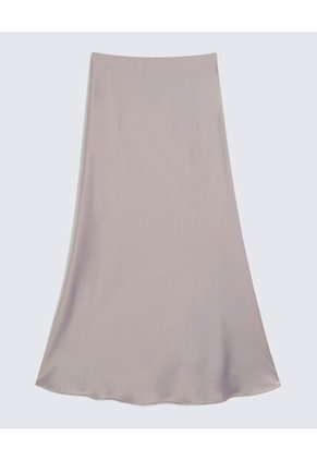 Falda Para Mujer Largo Color Gris Claro Marca Seven Seven #28140929