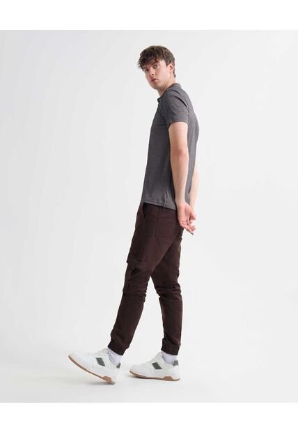 Pantalon Para Hombre Jogger Color Cafe Oscuro Marca Seven Seven #45071077