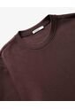 Camiseta Silueta Ajustada Textura Rib  Para Hombre Café Seven Seven de Seven Seven