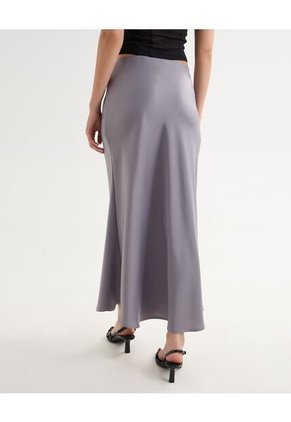 Falda Para Mujer Largo Color Gris Claro Marca Seven Seven #28140929