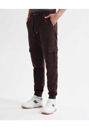 Pantalon Para Hombre Jogger Color Cafe Oscuro Marca Seven Seven #45071077