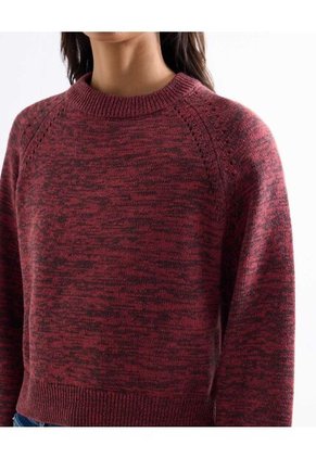 Buzo Tejido En Tricot  Para Mujer Vino Seven Seven