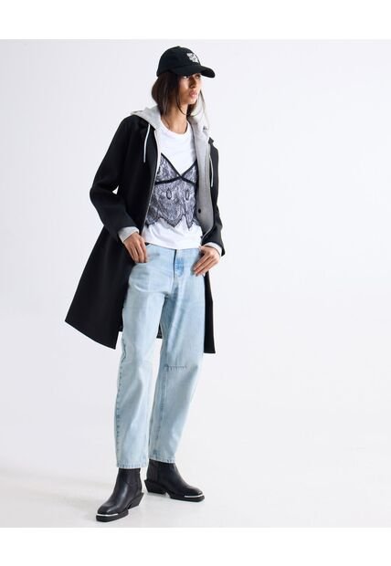 Jean Barrel Tono Claro  Para Mujer Azul Seven Seven