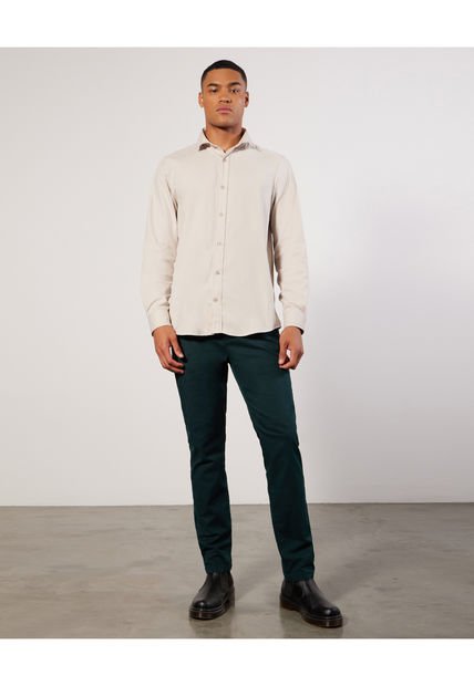 Pantalon Para Hombre Chino Color Verde Oscuro Marca Seven Seven #45070972
