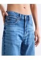 Jean Straight Tono Medio  Para Mujer Azul Seven Seven de Seven Seven