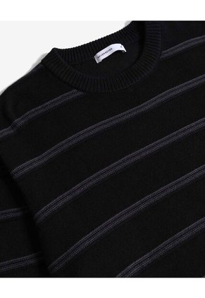 Saco  Para Hombre Cuello Redondo Color Negro Marca Seven Seven #45330263