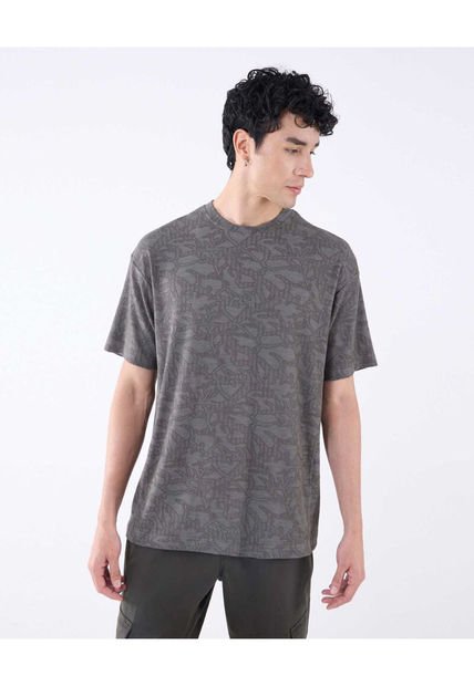 Camiseta Para Hombre Manga Corta Color Verde Oscuro Marca Seven Seven #45092588