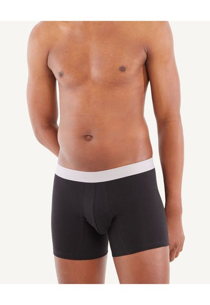 Boxer Para Hombre Fleat Seamer Color Negro Marca Seven Seven #45000319