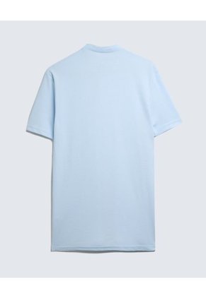 Polo Para Hombre Cuello Mao  Color Celeste Marca Seven Seven #45110857