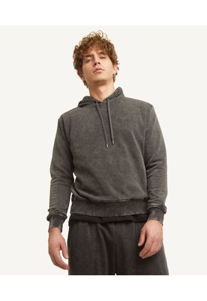 Hoodie  Hombre Seven Poliéster Negro 45060511-10138