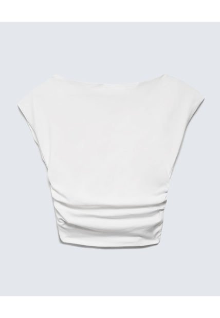 Camiseta Para Mujer Manga Corta Color Crudo Marca Seven Seven #28096142