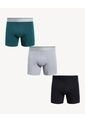 Boxer X3 Para Hombre Fleat Seamer Medio Color Negro Marca Seven Seven #45000382 de Seven Seven