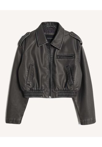 Chaqueta  Para Mujer Bomber Color Negro Marca Seven Seven #28081018 Seven Seven