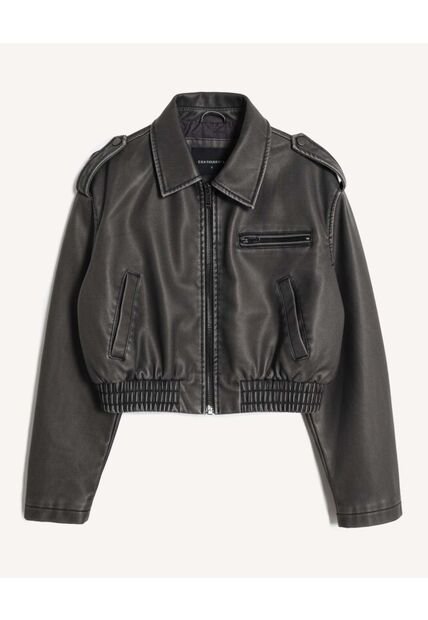 Chaqueta  Para Mujer Bomber Color Negro Marca Seven Seven #28081018