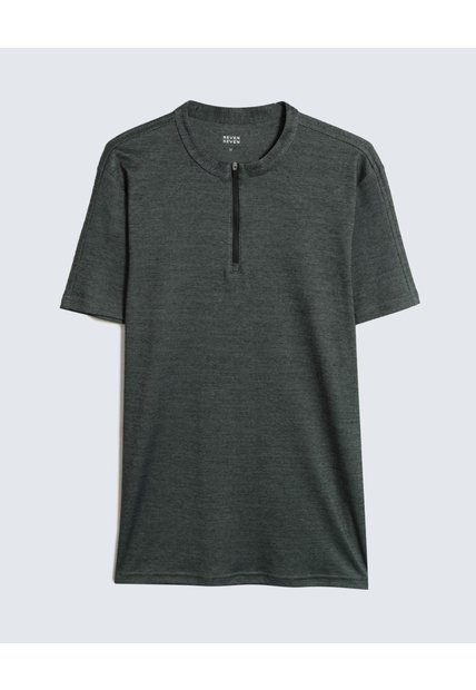 Polo Para Hombre Cuello Mao  Color Verde  Marca Seven Seven #45110839