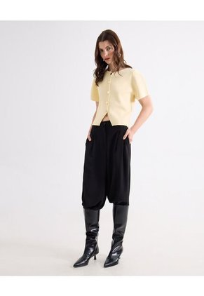 Camiseta  Para Mujer Manga Corta Cuello Redondo Color Amarillo Marca Seven Seven #28096575