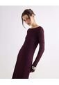 Vestido  Para Mujer M/L Largo Color Vino Marca Seven Seven #28171497 de Seven Seven