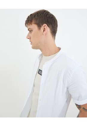 Camisa Para Hombre Manga Corta Cuello Neru Color Blanco Marca Seven Seven #45011328