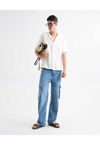 Jean Para Hombre Straight Color Azul Marca Seven Seven #45160590 Seven Seven