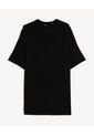 Camiseta Regular Texturizada  Para Hombre Negro Seven Seven de Seven Seven