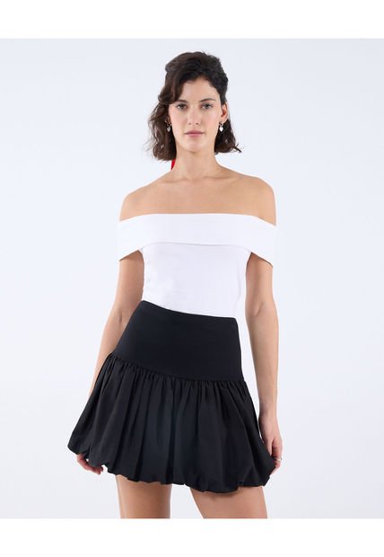 Camiseta Para Mujer Manga Corta Color Crudo Marca Seven Seven #28096148