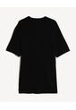 Camiseta Regular Texturizada  Para Hombre Negro Seven Seven de Seven Seven