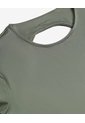 Crop Top Con Escote Trasero  Para Mujer Verde Seven Seven de Seven Seven