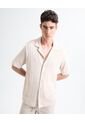 Camisa Resort En Tejido Tricot  Para Hombre Piel Seven Seven de Seven Seven
