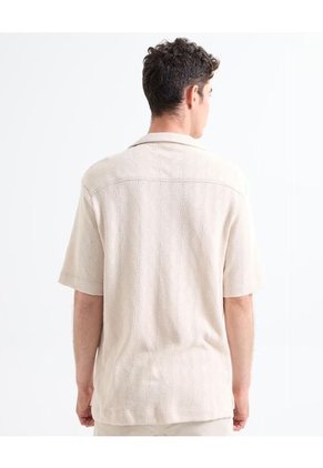 Camisa Resort En Tejido Tricot  Para Hombre Piel Seven Seven